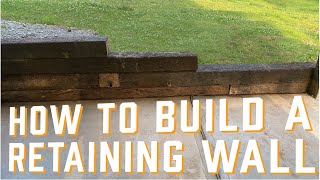 DIY Retaining Wall [upl. by Riddle283]