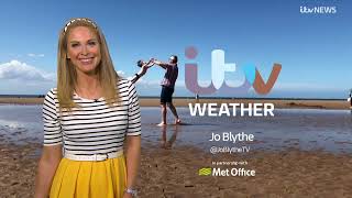 Jo Blythe ITV Weather 21st June 2024 [upl. by Sirk]