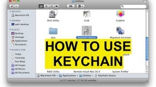 How To use Keychain to Recover your Password on Your Mac [upl. by Yenterb]