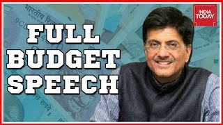 WATCH Piyush Goyals Interim Budget 2019 Full Speech In Parliament [upl. by Ila803]