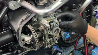 BMW R1200GS Adventure LC  40K maintenance and cam alignment [upl. by Einahets]