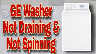 How to Fix GE Top Load Washer NOT Finishing Cycle  Washer Not Draining  Model GCWP1800D1WW [upl. by Mikes]