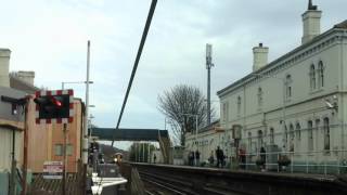 Portslade level crossing in East Sussex [upl. by Jeffrey]