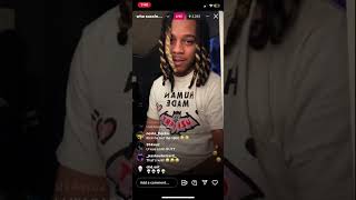 C Blu arguing with his girlfriend on ig live [upl. by Okoy]