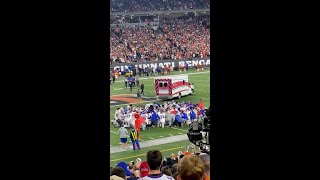 NFL players kneel for Buffalo’s Damar Hamlin [upl. by Nahshon859]