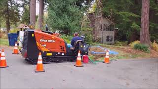 MUST SEE Trenchless Waterline Install Using Directional Drill [upl. by Eastlake934]