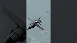 Ukrainian F 16 vs Russian SU35 [upl. by Etnahsa254]