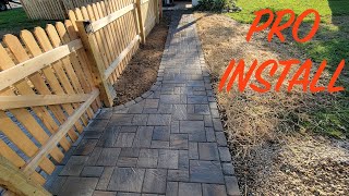 How to install techo bloc pavers [upl. by Bride921]