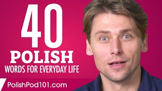 40 Polish Words for Everyday Life  Basic Vocabulary 2 [upl. by Eerdua]