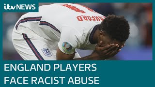 Rashford Mings and Kane respond to social media racists after Euro 2020 final loss  ITV News [upl. by Scandura212]