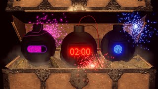 2 Minute Timer Bomb 💣 Treasure Box  3D Timer [upl. by Inilahs100]