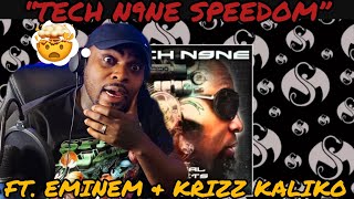 Tech N9ne  Speedom WWC2 feat Eminem amp Krizz Kaliko  Official AUDIO Reaction TECHN9NE EM [upl. by Adnylem]