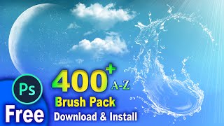 Free Download amp Install A to Z Brush Pack in Adobe Photoshop CC photoshopbrushesfreedownload [upl. by Bunting207]