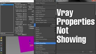 vray properties Not Showing [upl. by Jangro]