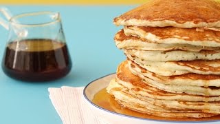 The Best Buttermilk Pancakes  Martha Stewart [upl. by Atrebor304]