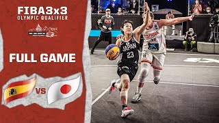 Spain v Japan  Womens  Olympic Ticket Full Game  FIBA 3x3 Olympic Qualifier  3x3 Basketball [upl. by Blaine930]