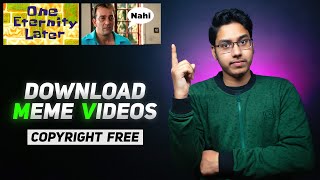 How to Download Any MEME Video For YouTube Video Editing On Android amp PC 🔥 [upl. by Enilekcaj]