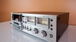 Cassette Deck Kenwood KX1060 Demo [upl. by Ahsinrac]