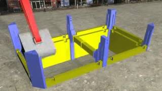 Trench Shoring Company SBH Slide Rail  Trench Creation [upl. by Downs]