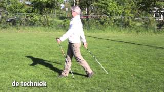 Nordic Walking Instructiefilm [upl. by Ymmak593]