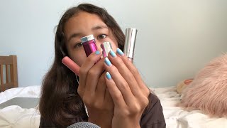 ASMR Lip Gloss  Lipstick Triggers [upl. by Ahsurej463]