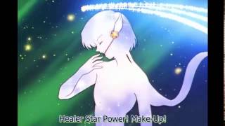 Sailor Starlight Transformation  Star Fighter Healer Maker [upl. by Eniak]