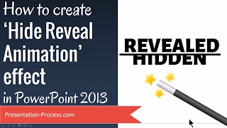 How To Create Hide Reveal Animation in PowerPoint [upl. by Ati]