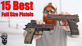 15 Best Full Size Carry Pistols [upl. by Enilekcaj]