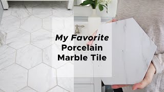 My Favorite Porcelain Marble Tile [upl. by Wit18]