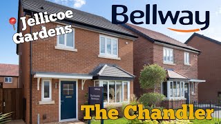 Tour of The Chandler A 3 Bedroom Detached Home by Bellway Homes UK in Jellicoe Gardens Moreton [upl. by Atinehc]