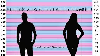 BECOME SHORTER IN HEIGHT SHRINK 2 TO 6 INCHES IN 6 WEEKS MTF HRT TRANSGENDER [upl. by Oicor]