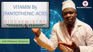 Vitamin B5 Pantothenic acid  SourcesFunction and Deficiency [upl. by Kinnard]