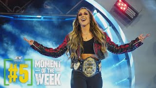 The New AEW Womens World Champion Dr Britt Baker Celebrates  AEW Friday Night Dynamite 6421 [upl. by Coop]