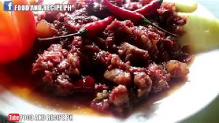 How to make GINISANG BAGOONG ALAMANG sauted shrimp paste  Food and Recipe PH [upl. by Irtimid]