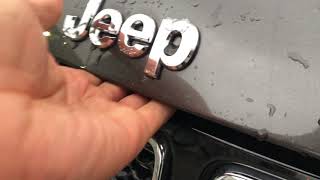 Jeep Compass  How to open hood [upl. by Earley]