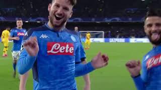 Dries Mertens celebration Vs Barcelona [upl. by Nylahs440]