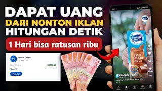 DIBAYAR  Dengan Menonton Video Iklan Hitungan Detik  Cara Dapat Uang Dari Internet [upl. by Adorne]