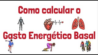 Como calcular Gasto Energetico Basal Nesse vídeos vou mostra passo a passo [upl. by Gaspard251]