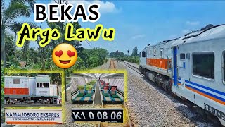 BERUNTUNG BANGET Naik Malioboro Ekspres rasa Argo Lawu Jogja  Malang by Train [upl. by Ssenav248]