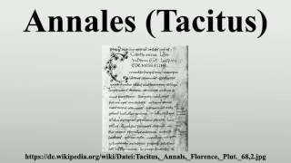 Annales Tacitus [upl. by Levram941]