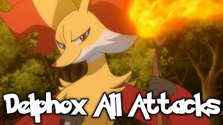 Delphox All Attacks Pokemon [upl. by Macdougall]