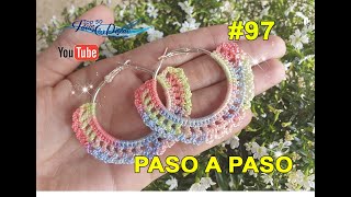 DIY ► Aretes en crochet 97 Lindos modelos [upl. by Adnaral978]