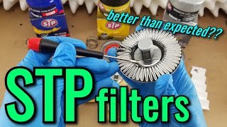 STP Oil Filters Cut Open [upl. by Grube]