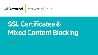 SSLs amp Mixed Content Blocking in Salesforce Marketing Cloud [upl. by Stavros819]