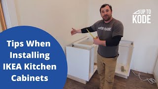 Tips When Installing IKEA Kitchen Cabinets [upl. by Jaquenette]