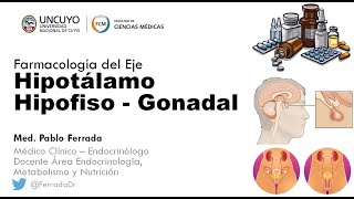 Farmacología del eje Hipotálamo  Hipófiso  Gonadal Dr Ferrada [upl. by Namus]