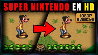 🎮 Super Nintendo SNES en HD 60FPS Filtros de suavizado de pixeles [upl. by Aiouqes885]