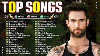 Top 100 Songs 2024  Maroon 5 Ed Sheeran Selena Gomez Adele The Weeknd Dua Lipa [upl. by Ruperto]