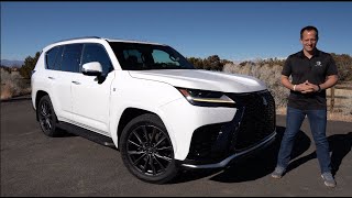 Is the 2022 Lexus LX 600 F Sport a better SUV than a Cadillac Escalade [upl. by Renny]