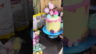 How to make candyland theme cake [upl. by Fabrin442]